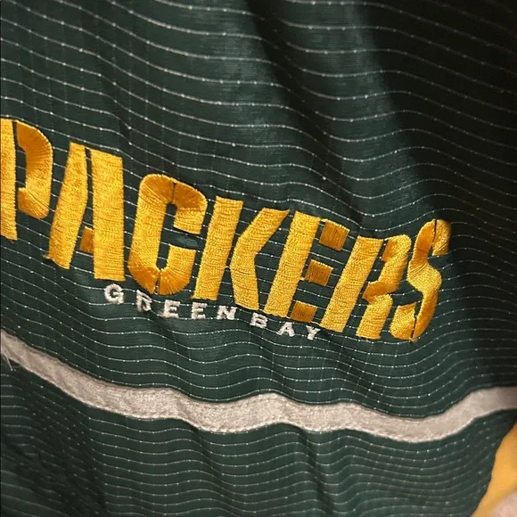 VINTAGE PACKERS LogoAthletic NFL Proline Authentic Puffy Jacket 60s/70s - Picture 4 of 7